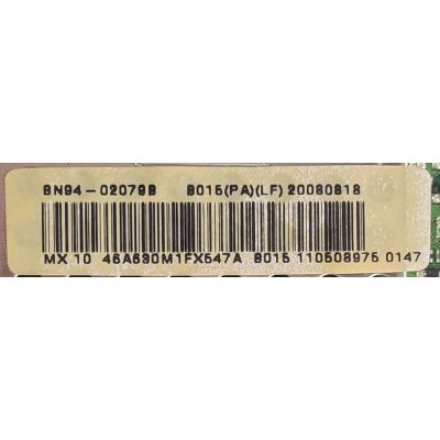 MAIN PARA TV SAMSUNG / NUMERO DE PARTE BN94-02079B / BN41-00975C / BN97-02474B / BN9402079B / PANEL LTF460GE02 / MODELO LN46A500T1FXZA	 - Imagen 2